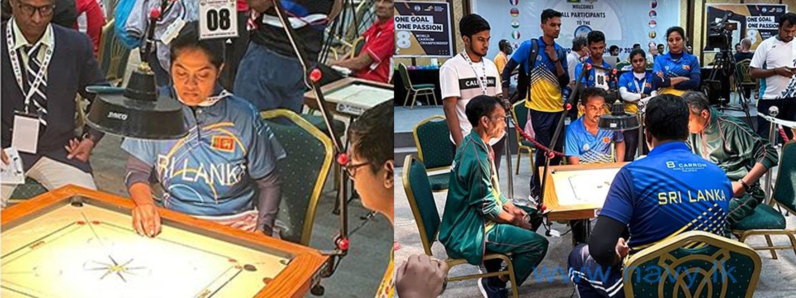 Navy wins medals at Carrom World Championship